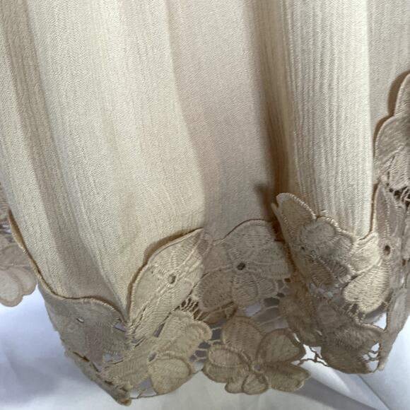 Alter'd Altered State size Small women's top Ivory lace 3/4 sleeve - Picture 8 of 11